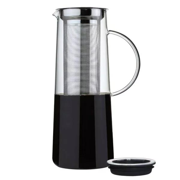 ZASSENHAUS 8-Cup Borosilicate Glass Coffee Maker & Cold Brew Infuser with Stainless Steel Filter