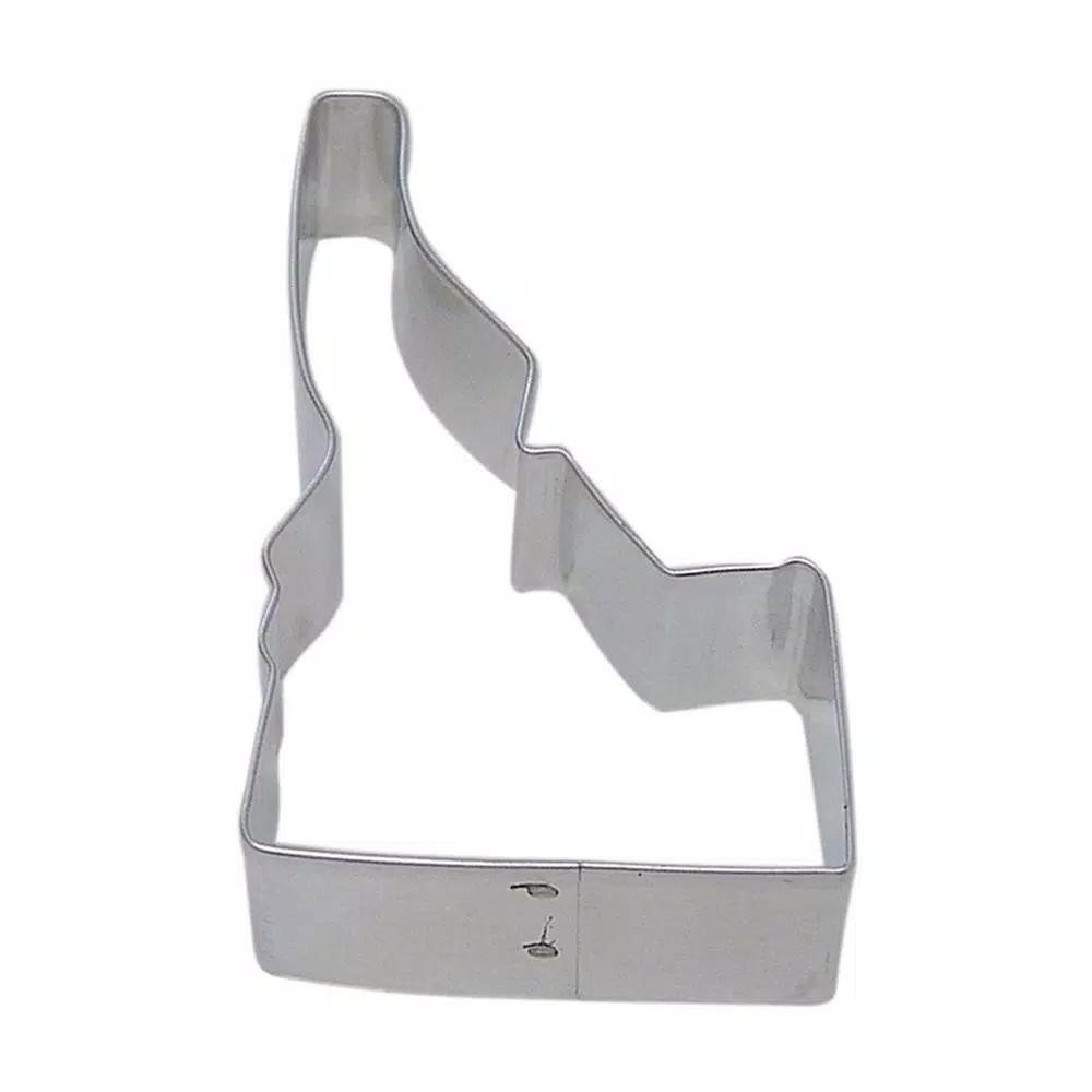 CybrTrayd-R&M 12-Piece Idaho State Tinplated Steel Cookie Cutter & Recipe Set