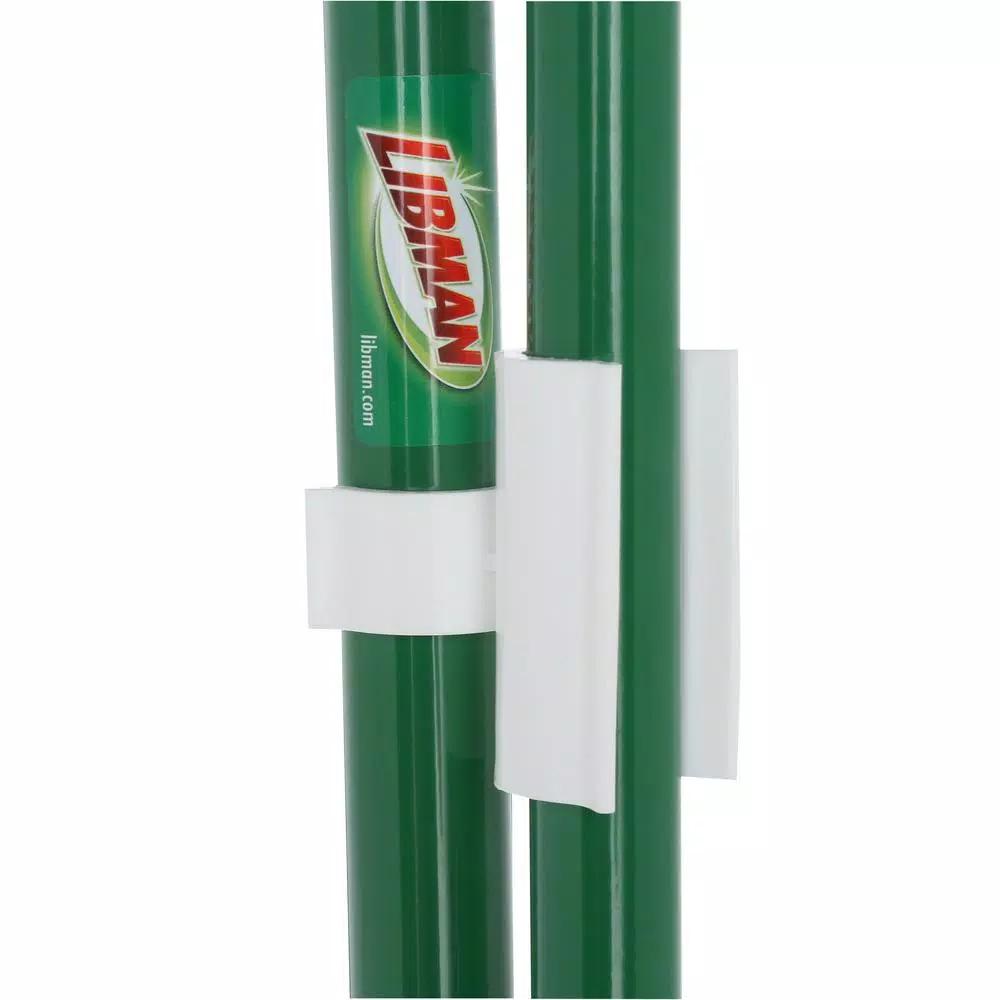 Libman Lobby Broom and Dustpan Set with Upright Handle, Green