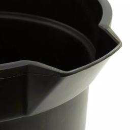 TAFCO PRODUCTS Tafco 3.5 Gal. Black Round Utility ECO Bucket, 14 Qt. Heavy-Duty Recycled Plastic Pail thumbnail 7