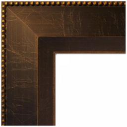 Amanti Art Signore 24 in. x 24 in. Square Wood Framed Beveled Edge Bathroom Vanity Mirror in Bronze thumbnail 3