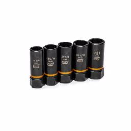 GEARWRENCH Bolt Biter 1/2 in. Drive Deep Extraction Socket Set, 5-Piece thumbnail 5