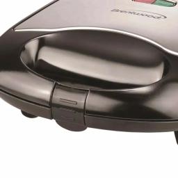 Brentwood Appliances 750W Compact Dual Sandwich Maker, Nonstick, Black thumbnail 4