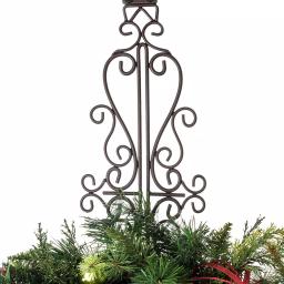 Village Lighting Company Colonial Adjustable Wreath Hanger, Durable Wrought Iron Door Hook, Holds up to 20 lbs thumbnail 2