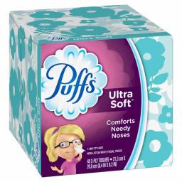 Puffs Ultra Soft Facial Tissues, Non-Lotion, 24 Case (56 Count per Box) thumbnail 2