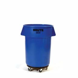 Rubbermaid Commercial Products Rubbermaid Commercial BRUTE Trash Can Dolly, Heavy-Duty with 5 Casters thumbnail 3