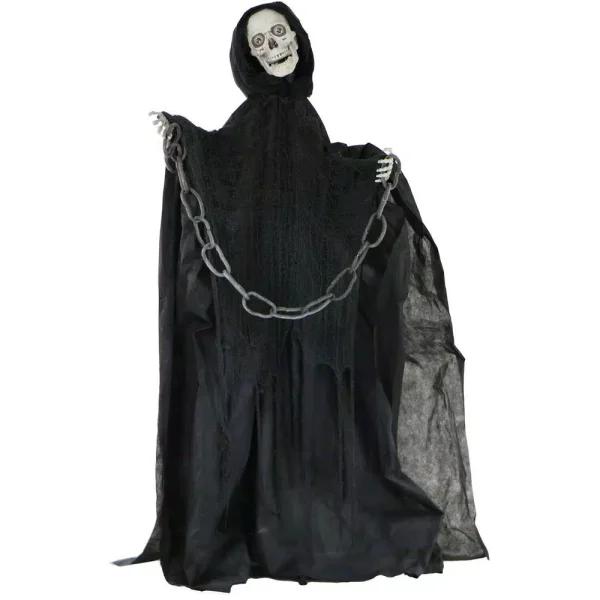 Haunted Hill Farm 5 ft. Talking Animatronic Skeleton Halloween Prop