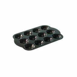 Nordic Ware 365 Grilling 10.25 in. Cast Aluminum Nonstick Meatball Griller, Black thumbnail 1