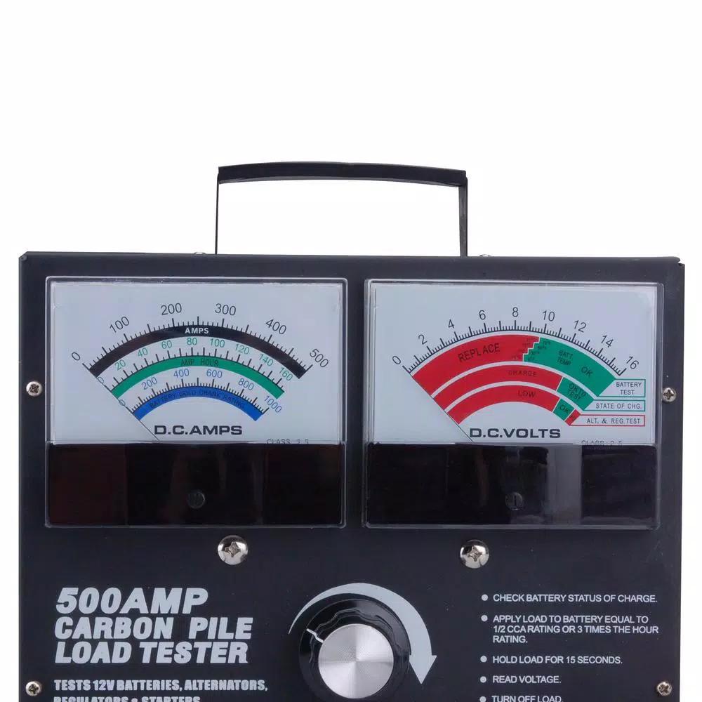 Ultra Performance 500 Amp Adjustable Load Carbon Pile Battery Tester