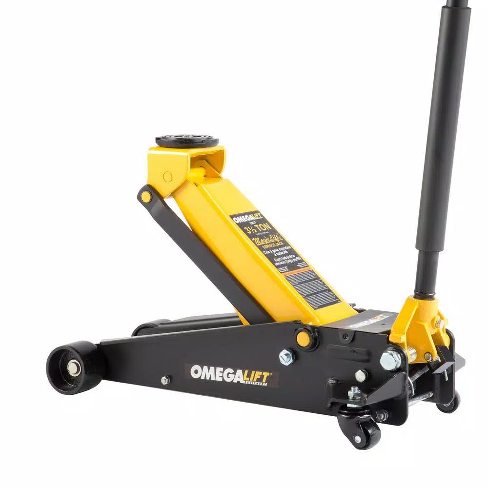 Omega Lift 3.5-Ton Magic Lift Hydraulic Service Jack with Quick Lift Design