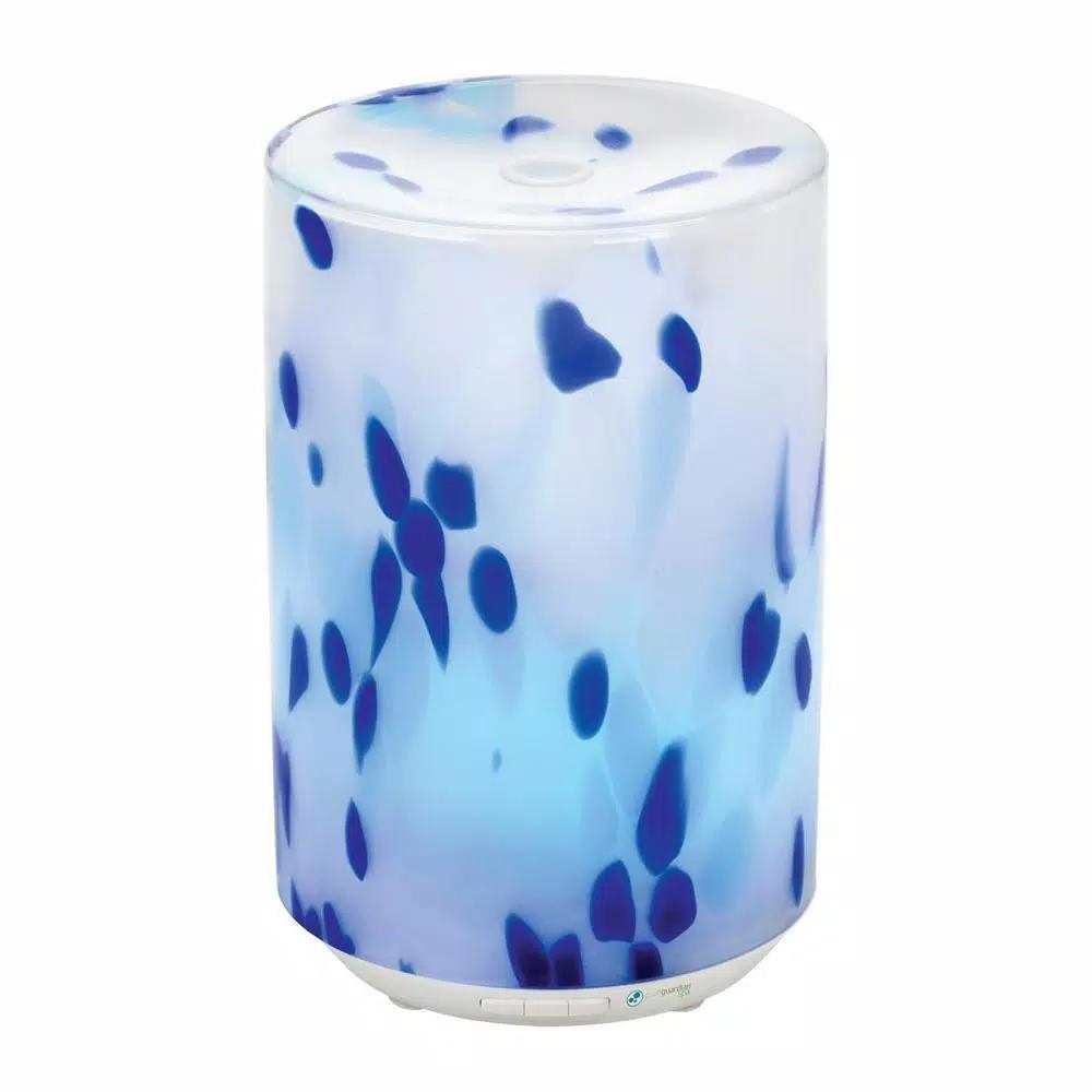 PureGuardian 200ml Ultrasonic Cool Mist Glass Aromatherapy Essential Oil Diffuser