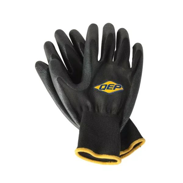 QEP SureGrip Heavy-Duty Tiler's Gloves, Non-Slip Wet Grip, One Size Fits Most (2-Pair Pack)