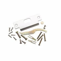 Taco Saturn Series Grade 2 Privacy Cylindrical Door Lever Set, Brushed Chrome thumbnail 2