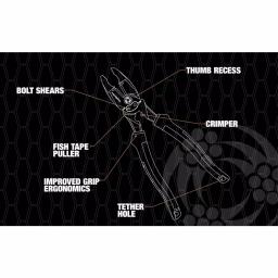 Southwire SCP9TPCB 9 in. Side-Cutting Combination Pliers Multi-Tool thumbnail 6