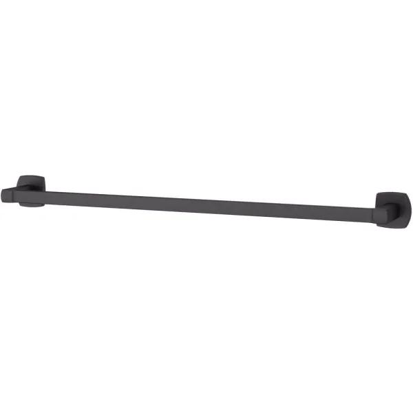 Pfister Deckard 24 in. Single Towel Bar in Matte Black