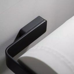 KRAUS Stelios Matte Black Solid Brass Toilet Paper Holder thumbnail 6