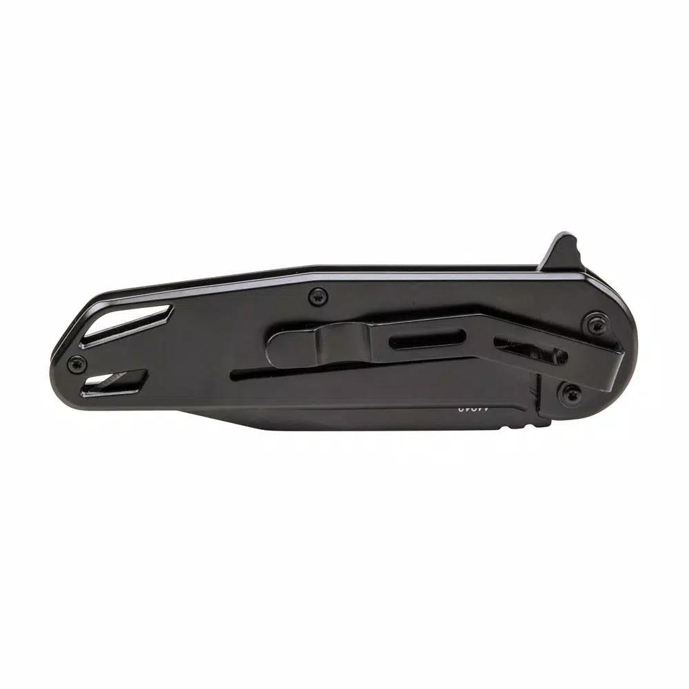 Klein Tools Bearing-Assisted Open Folding Knife with Tanto Blade