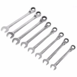 WEN 16-Piece Metric Reversible Ratcheting Combination Wrench Set with Storage Pouch thumbnail 3