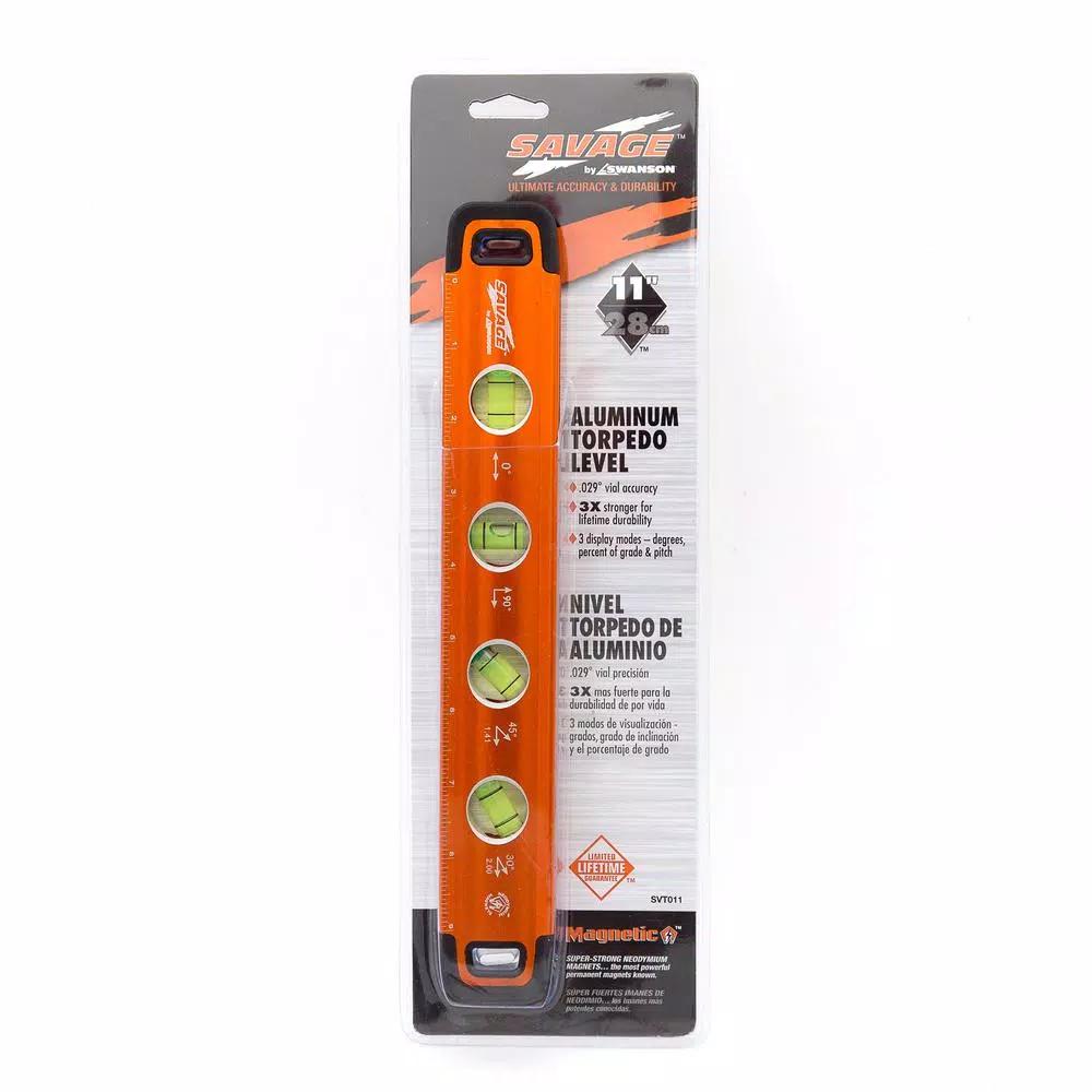 Swanson Tool Co. 11 in. Magnetic Torpedo Level