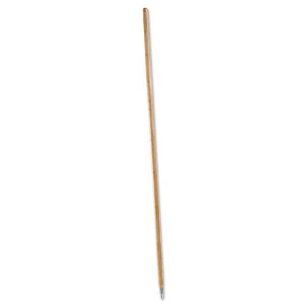 Boardwalk Natural Hardwood Broom Handle with Die-Cast Aluminum Threaded Tip, 60 in.