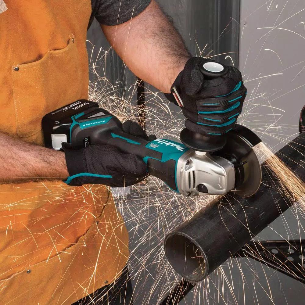 Makita 18V LXT Brushless 5" Angle Grinder Kit with 5.0Ah Battery & Charger