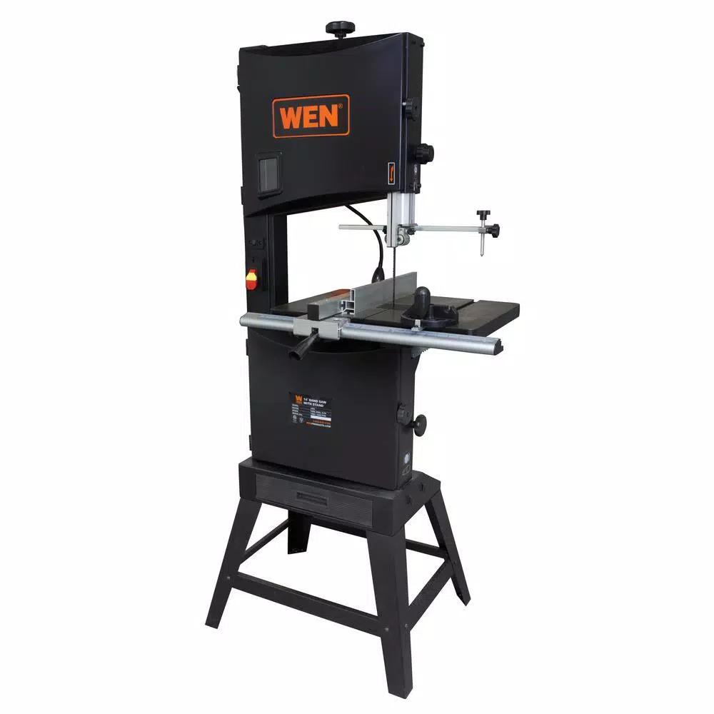 WEN 14 in. 2-Speed Band Saw with Stand and Work Light, 9.5 Amp