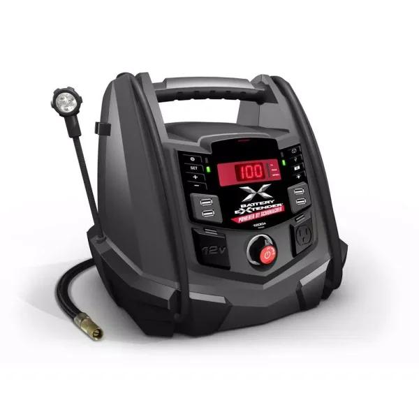 Schumacher 1200 Peak Amp Portable Battery Jump Starter with Air Compressor and Power Station