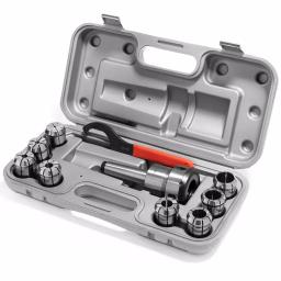 Stark 8-Piece Quick Change Spring Collet Chuck Set with MT3 Shank Holder, 1/8 in. to 1 in. thumbnail 1