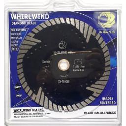 Whirlwind USA 7 in. Turbo Segmented Diamond Saw Blade for Granite, Marble, and Concrete thumbnail 3