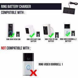 Wasserstein Charging Station for Ring Compatible Rechargeable Batteries thumbnail 7