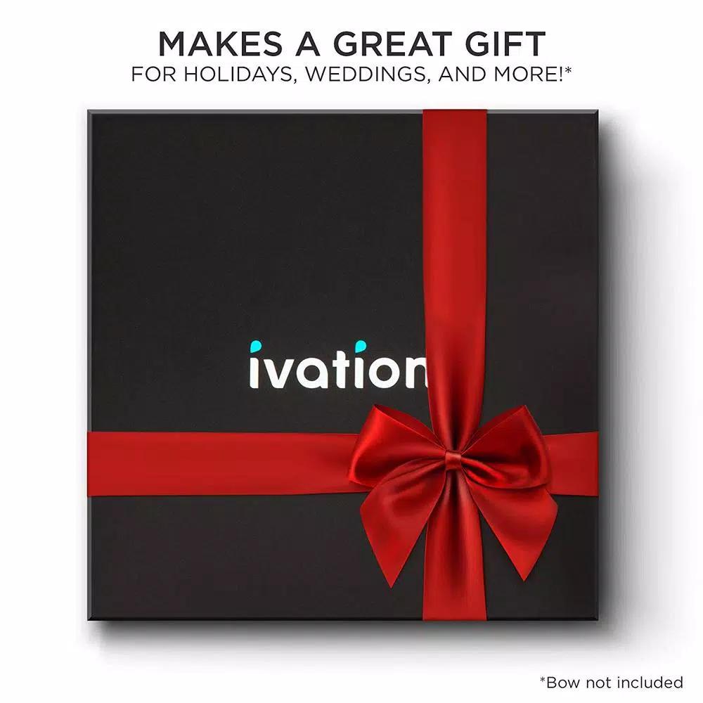 Ivation 3-Pack Clear Acrylic Wine Aerator and Preserver Set with Gift Box