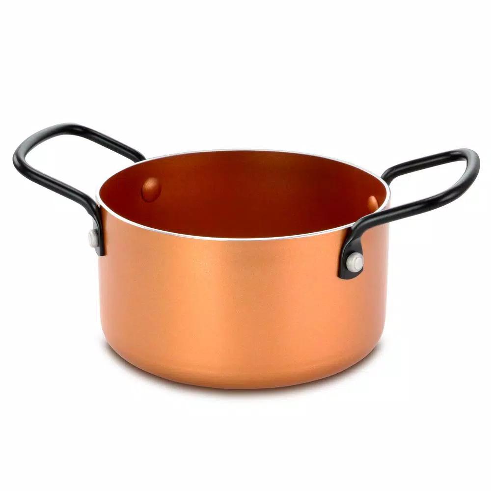 Gibson Home Cairo Sunset 1.4 qt. Aluminum Mini Dutch Oven, Copper