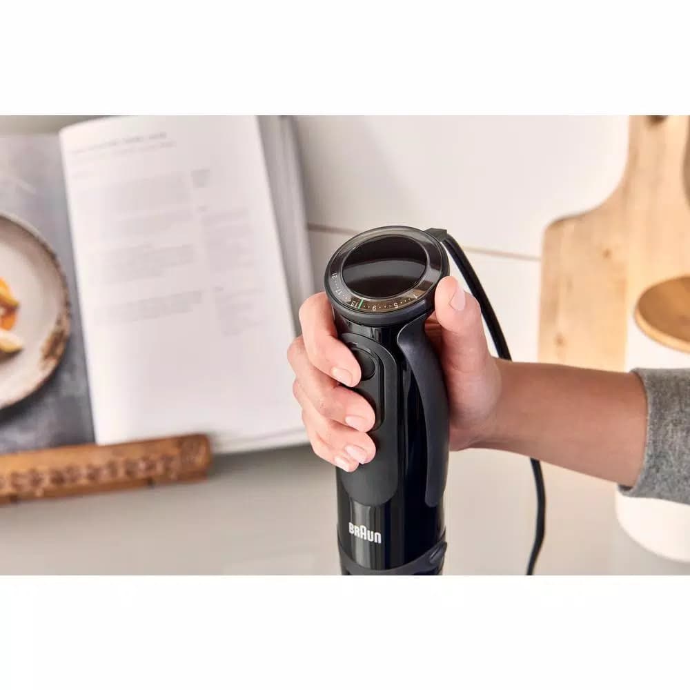 Braun Multi Quick 5 Vario 21-Speed Immersion Hand Blender, 400W, Black