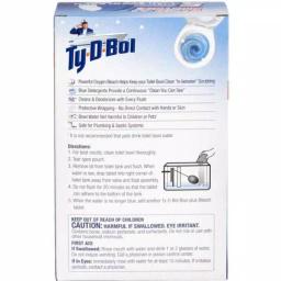 Ty-D-Bol Blue Bleach Toilet Bowl Cleaning Tablets, 10-Pack of 5-Tablet Value Packs thumbnail 2