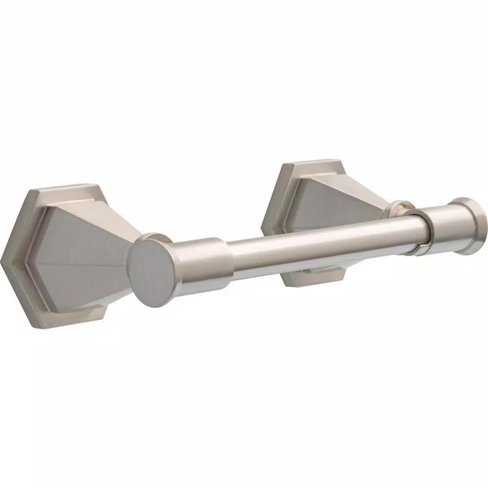 Delta Grandover Pivot Arm Toilet Paper Holder in SpotShield Brushed Nickel
