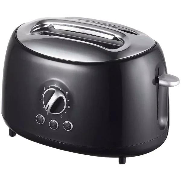 Brentwood Appliances TS-270BK Retro 2-Slice Extra-Wide Slot Toaster, Black