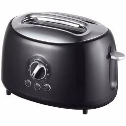Brentwood Appliances TS-270BK Retro 2-Slice Extra-Wide Slot Toaster, Black thumbnail 1