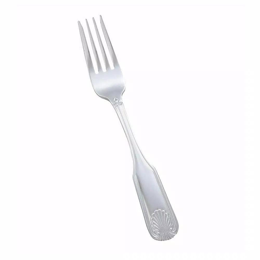 Winco Toulouse 12-Piece 18/0 Stainless Steel Salad Fork Set