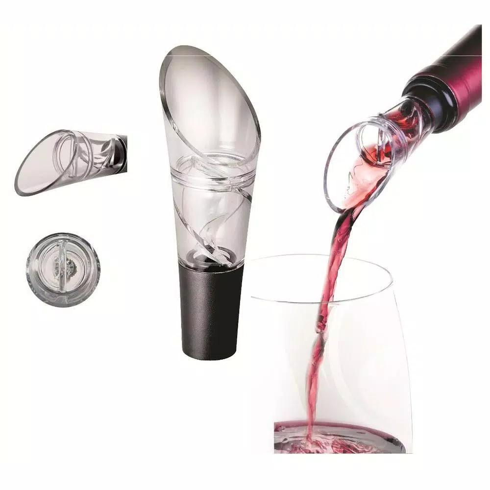 Ozeri Prestige Electric Wine Bottle Opener Set with Recharging Stand, Aerating Pourer and Foil Cutter