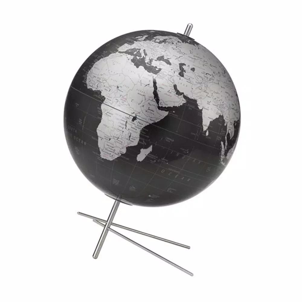 Replogle Mikado 12 in. Desk Globe with Brushed Stainless Steel Base