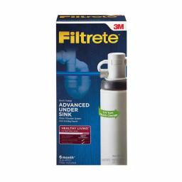 Filtrete Under-Sink Advanced Water Filtration System, 3-Stage, White thumbnail 2