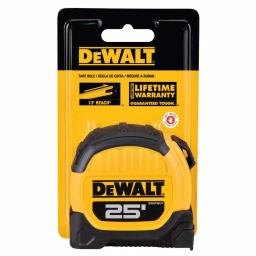 DEWALT 25 ft. x 1-1/8 in. Tape Measure, 4-Pack - Durable Residential Construction Hand Tool thumbnail 7