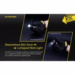 NITECORE MT21C 90° Adjustable LED Flashlight, 1000 Lumens, USB Rechargeable thumbnail 3