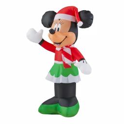 Disney Minnie Mouse 3.5 ft. Inflatable Holiday Decoration with LED Lights thumbnail 3