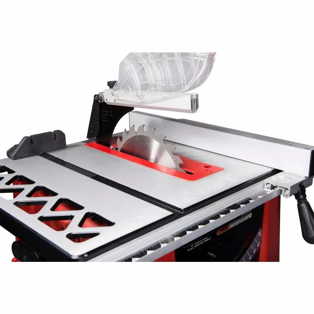 General International 10 in. Table Saw with Heavy Duty Steel Stand, 13 Amp High-Torque Motor