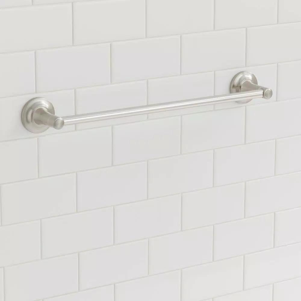 Glacier Bay Cooperton 18 in. Single Towel Bar in Brushed Nickel