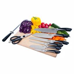 Top Chef Officially Licensed 9-Piece Stainless Steel Knife Set with Wood Block thumbnail 3