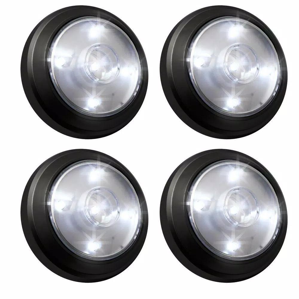 DEERPORT DECOR 4-Light LED Outdoor Spot Light Set for Gazebos and Camping Tents (2-Pack)