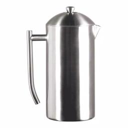 Frieling 5.5-Cup Brushed Stainless Steel French Press, Double-Walled Insulated Coffee Maker thumbnail 1