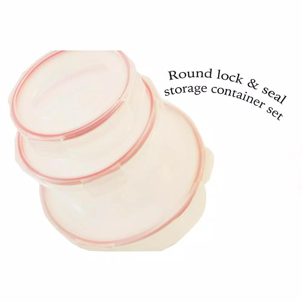 Cook Pro 24-Piece Lock and Seal Food Storage Container Set with Airtight Lids